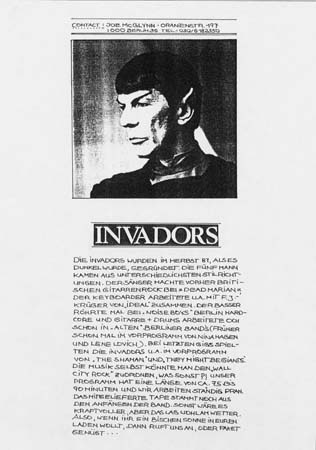 0185Info für Gigs Invadors 1988